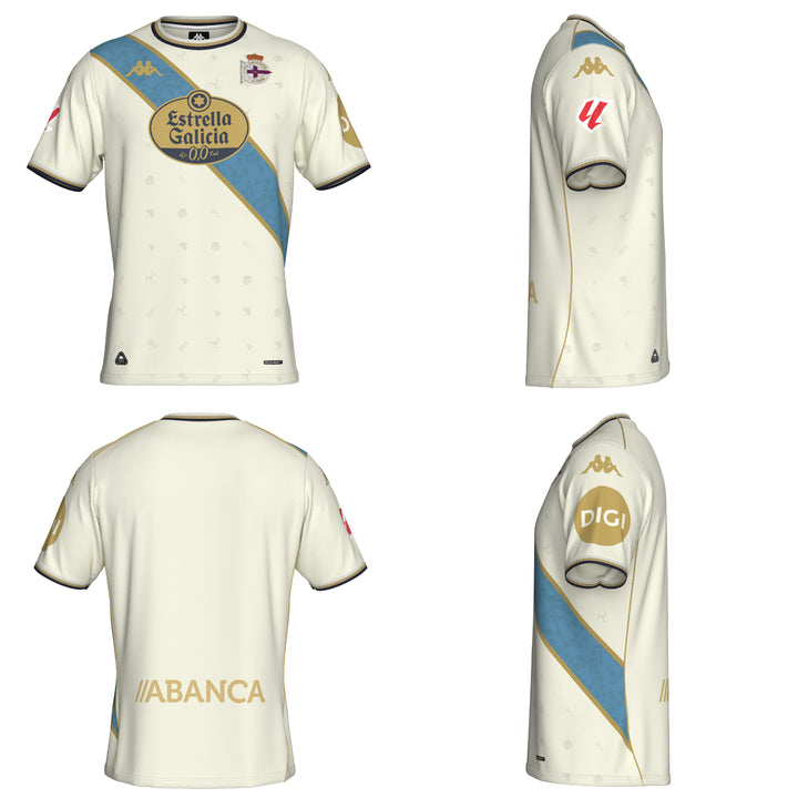 Active Jerseys_MAN_2026 THIRD DEPORTIVO_Shirt_White Antique-Azure-Gold-SPONSOR 2 - DressedBack