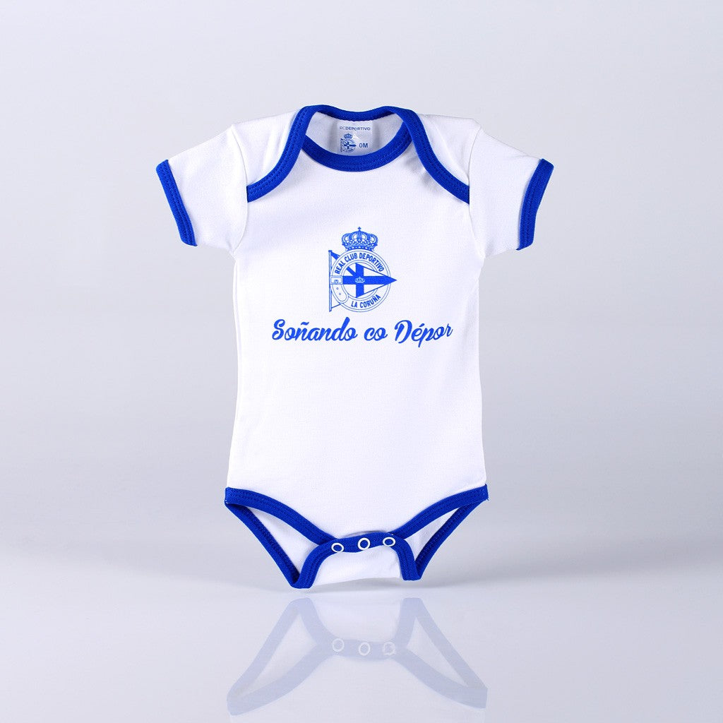 BODY BEBE SONANDO CO DEPOR - BLANCO Y AZUL