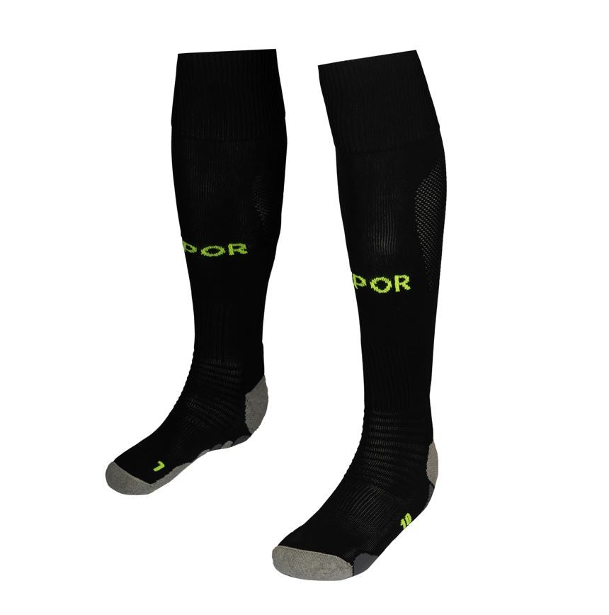 Socks_MAN_SPARK PRO DEPORTIVO 1PACK_Knee High Sock_Black-Yellow NEON - Photo