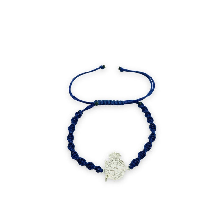 PULSERA DEPORTIVO JUNIOR  ESCUDO - AZUL MARINO