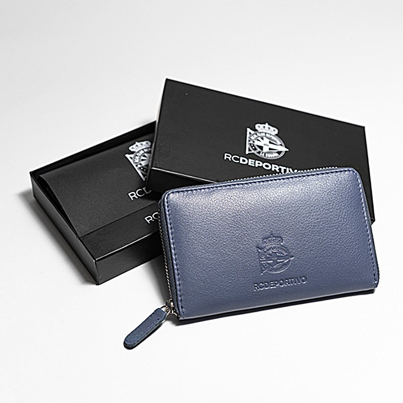 CARTERA MUJER DEPORTIVO DE LA CORUÑA - AZUL