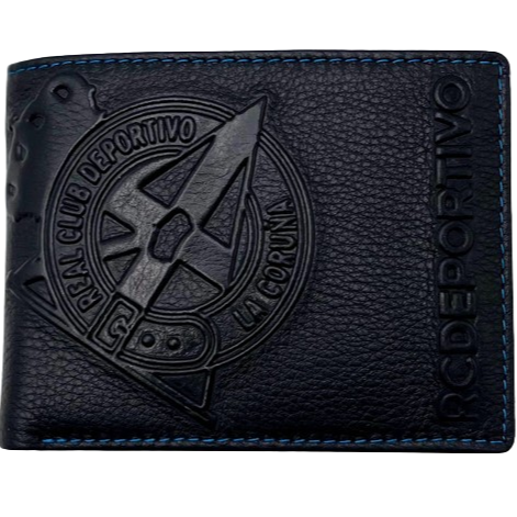 BILLETERA AMERICANA ESCUDO RELIEVE RC DEPORTIVO - Unico