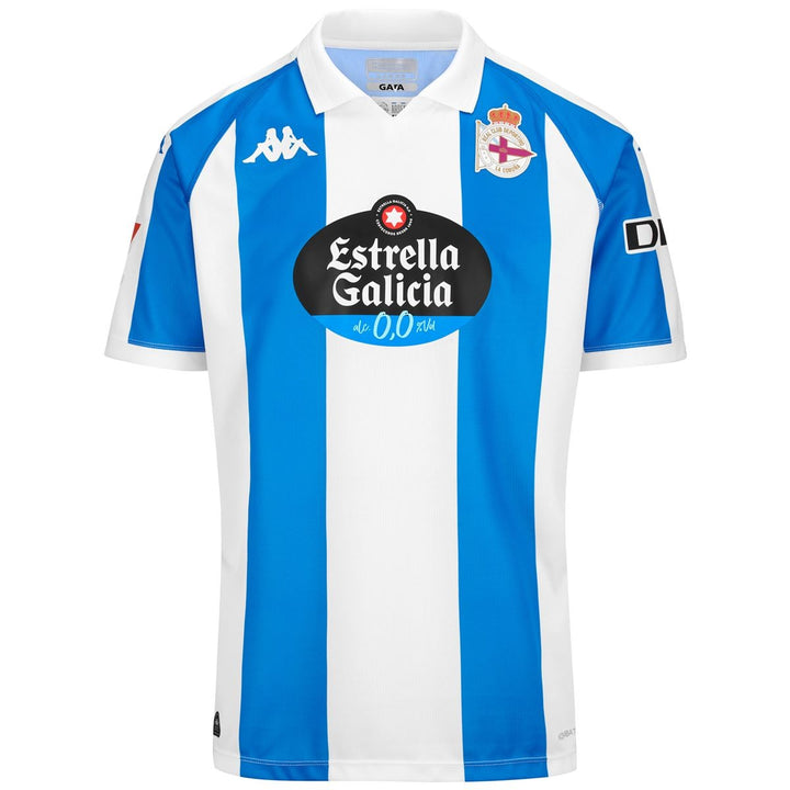 CAMISETA INFANTIL KOMBAT DEPORTIVO DE LA CORUÑA 24/25 - Blue-White-SPONSOR