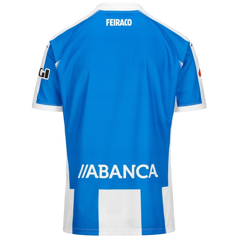 CAMISETA INFANTIL KOMBAT DEPORTIVO DE LA CORUÑA 24/25 - Blue-White-SPONSOR