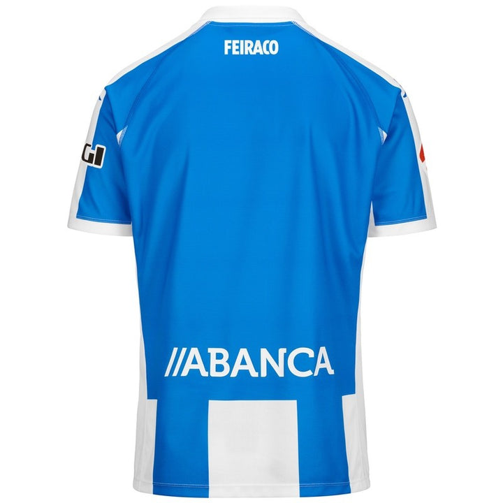 CAMISETA INFANTIL KOMBAT DEPORTIVO DE LA CORUÑA 24/25 - Blue-White-SPONSOR