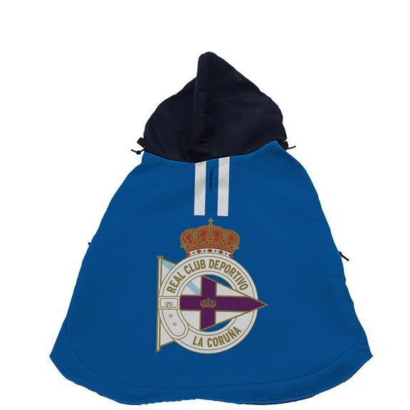 CHUBASQUERO PARA PERRO DEPORTIVO DE LA CORUÑA - AZUL