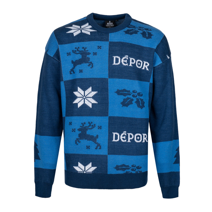 JUMPER NAVIDAD DEPORTIVO 2025 - AZUL