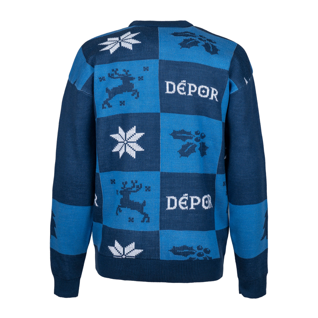 JUMPER NAVIDAD DEPORTIVO 2025 - AZUL