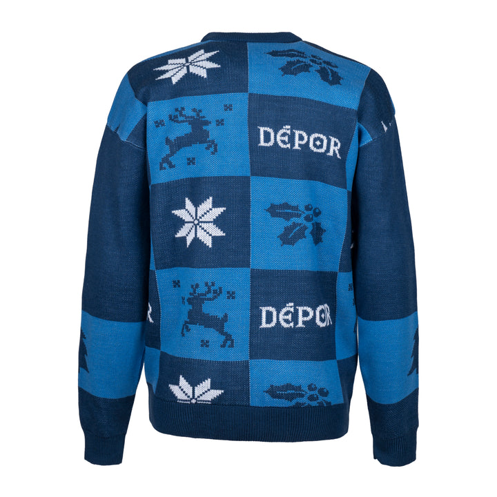 JUMPER NAVIDAD DEPORTIVO 2025 - AZUL