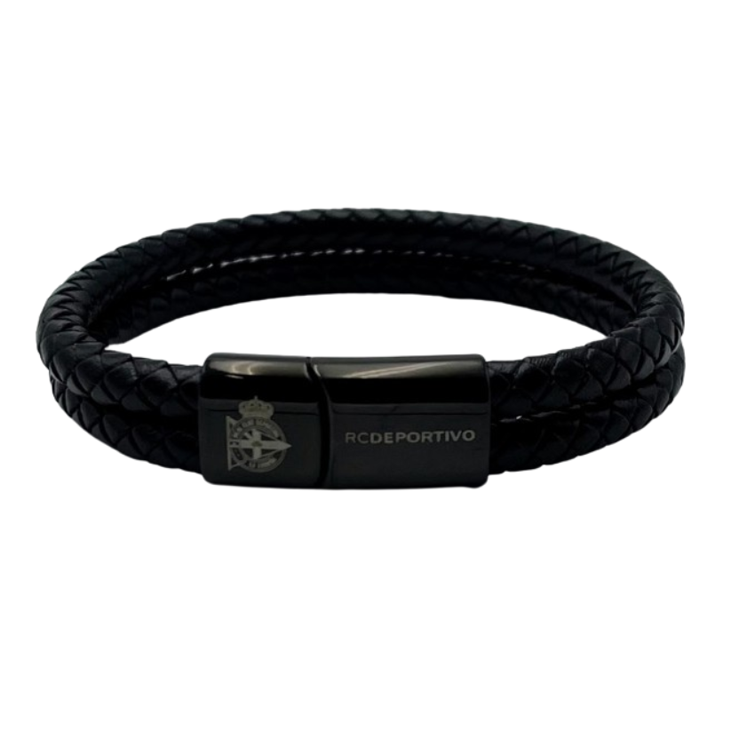 PULSERA DOBLE RC DEPORTIVO - NEGRA