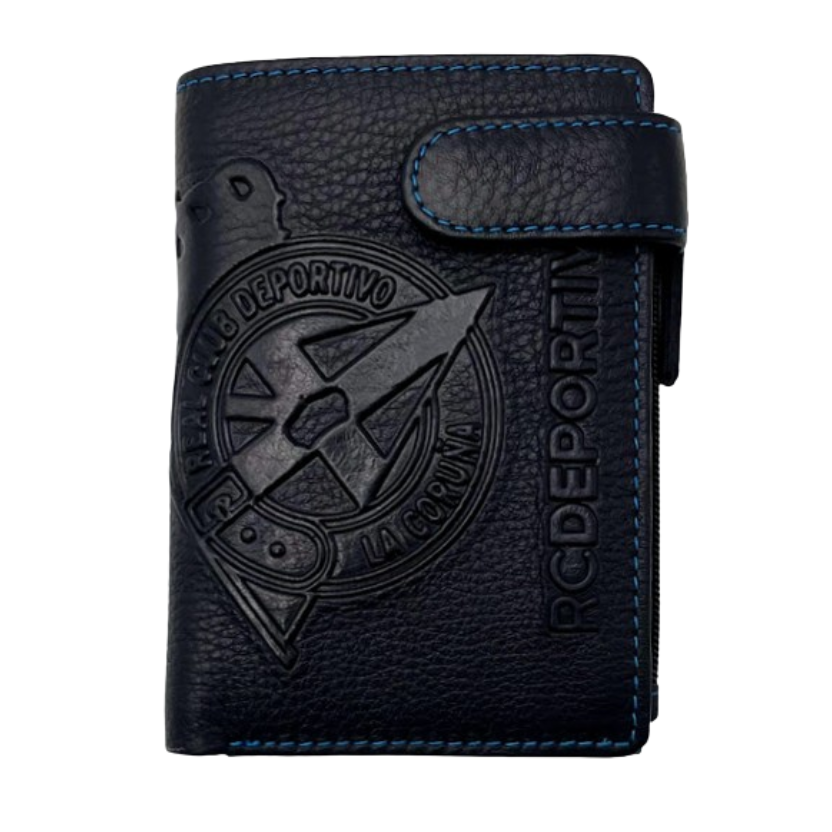 PURSE COIN HOLDER EMBOSSED SHIELD RC DEPORTIVO - Unique