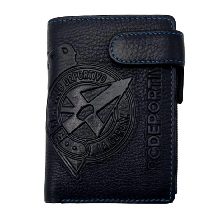 PURSE COIN HOLDER EMBOSSED SHIELD RC DEPORTIVO - Unique